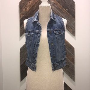 American Eagle Denim Vest